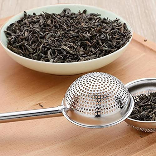 Sunshine Enterprise Stainless Steel Tea Infuser Strainer Spoon,Reusable Strainer Squeeze Strainer Tea Infuser Filter Stainless Steel Tea Ball - Loose Tea Steeper Mesh Tea Cup Filter