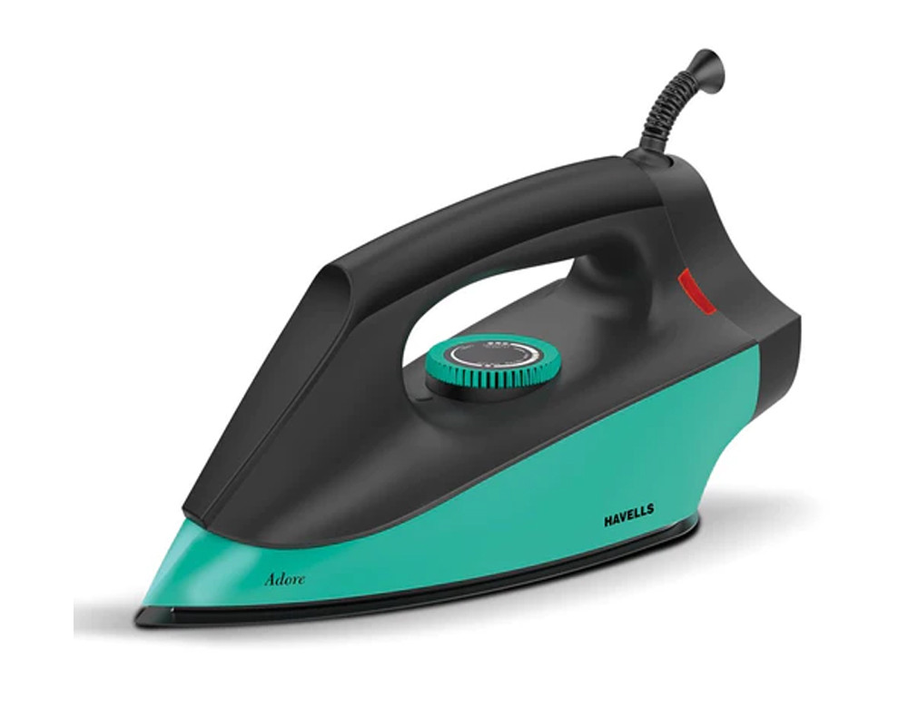 Havells Adore 1100-Watt Dry Iron (Sea Green)