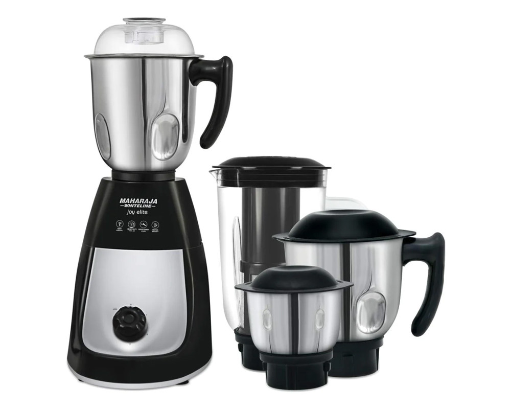 Maharaja Whiteline Joy Elite Mixer Grinder, 750W, 4 Jars