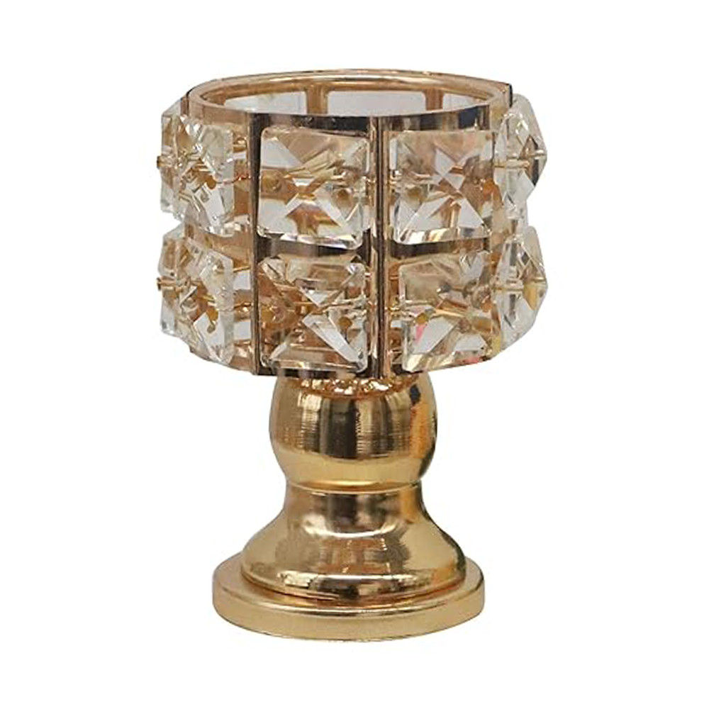 MSiwach Crystal Tea Light Candle Holder Wedding Table Centerpiece Dinner