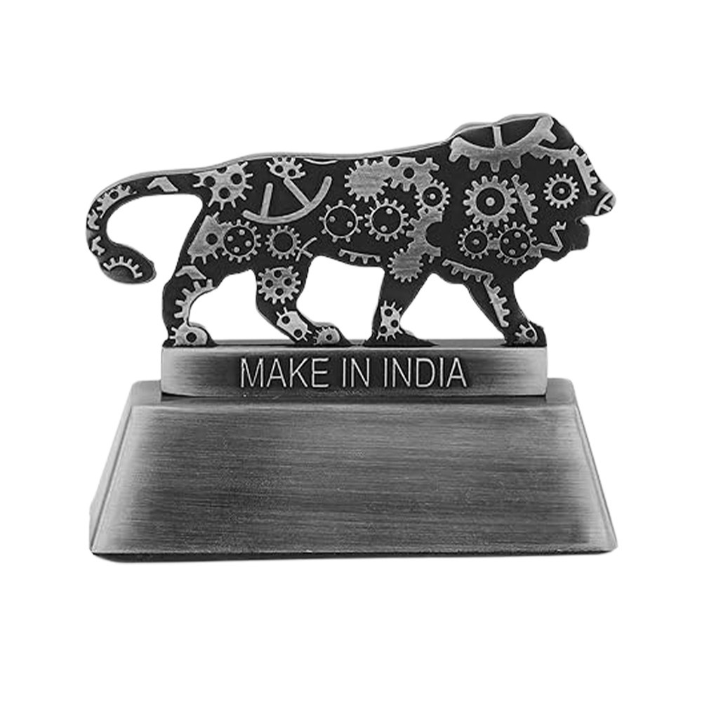 Paper Weight for Office Table - Make in India Themed, Stylish & Fancy Desktop Showpiece,