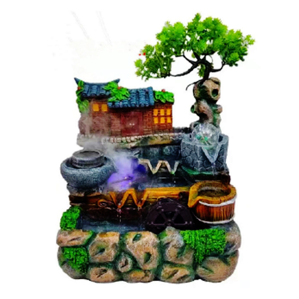 Waterfall Fountain Indoor Small Living Room Rockery, Flowing Water Fountain | Home Decorations