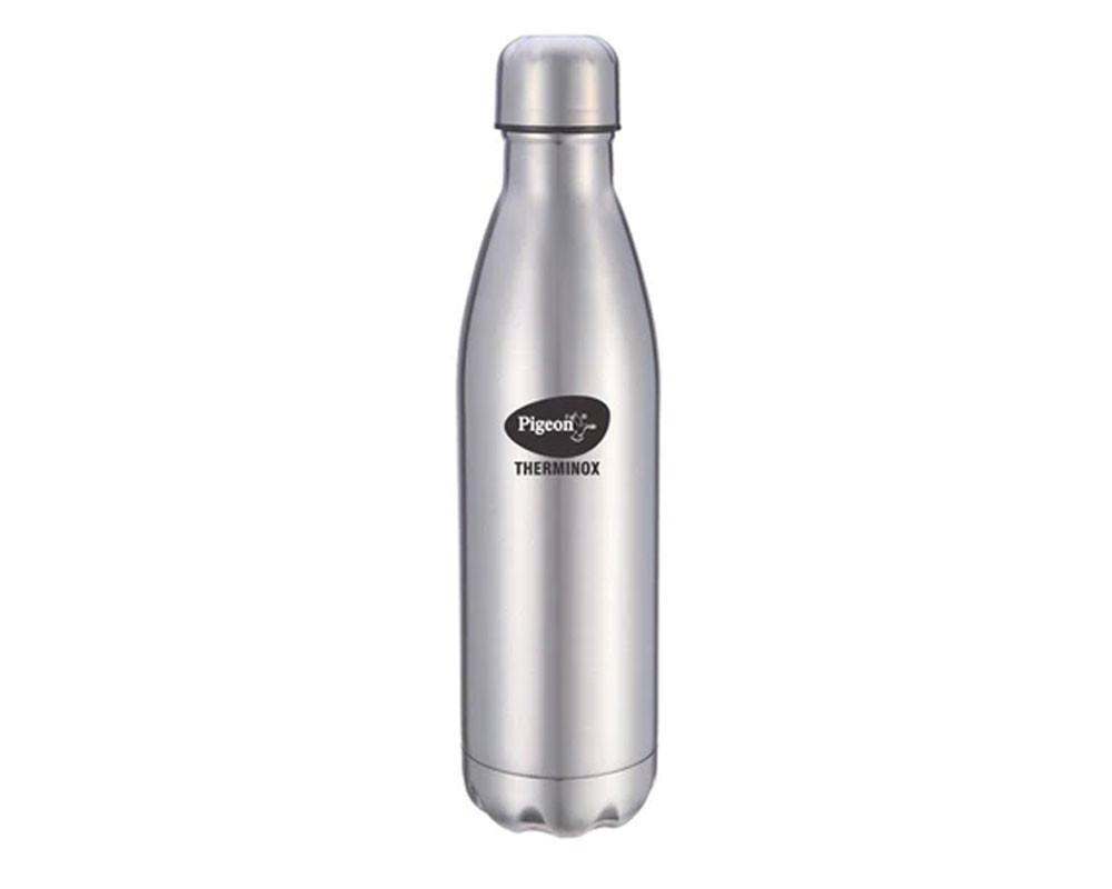 Pigeon Stainless Steel Therminox Aqua 750ML Bottle - PI12982 | Hot and Cold | Silver | 1 Pc