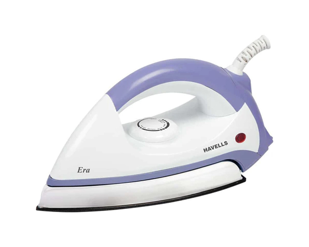 Havells Era 1000 Watt Dry Iron | Purple & White