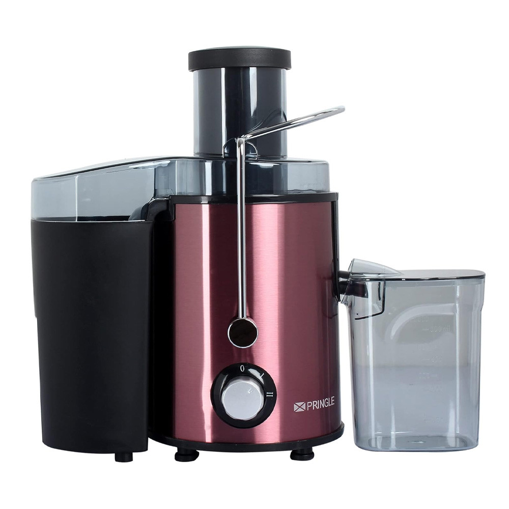 Pringle Juiceman - Centrifugal Juicer - 500 Watt - Home and Kitchen | Wide Mouth & 2 Speed & Pulse Function |Stainless Steel Mesh - Includes Juicer Jar and Detachable Pulp Collector