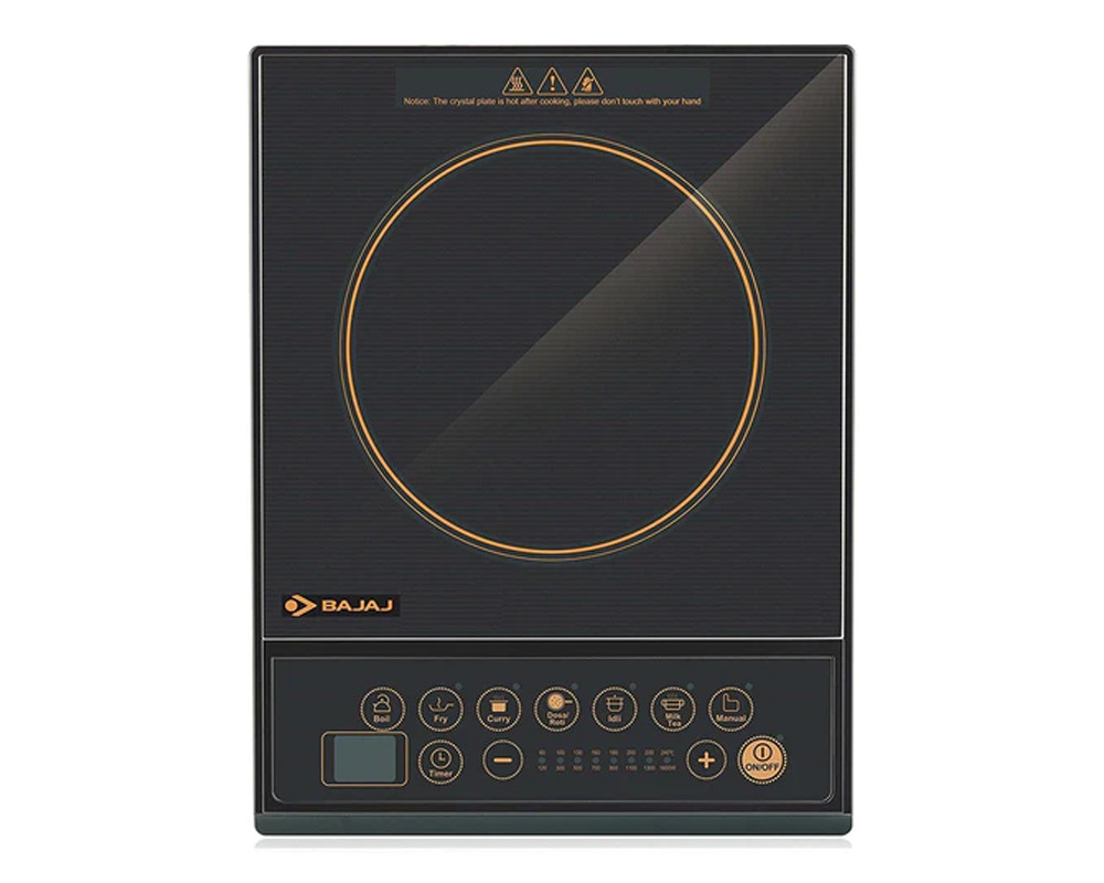 Bajaj ICX 130 Push Button Induction Cooktop | 1300 Watts | Black