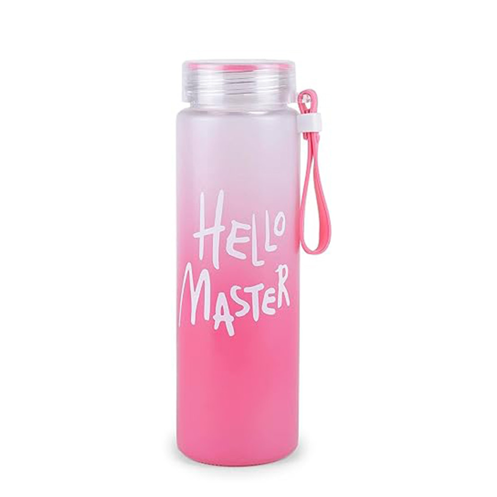 Hello Master Glass water bottle, bottle, water bottle for home, water bottles, bottles (500 ml) - 1 Piece