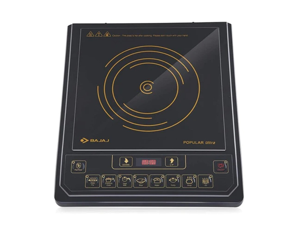 Bajaj Popular Ultra 1400 Watts Induction Cooktop | Black