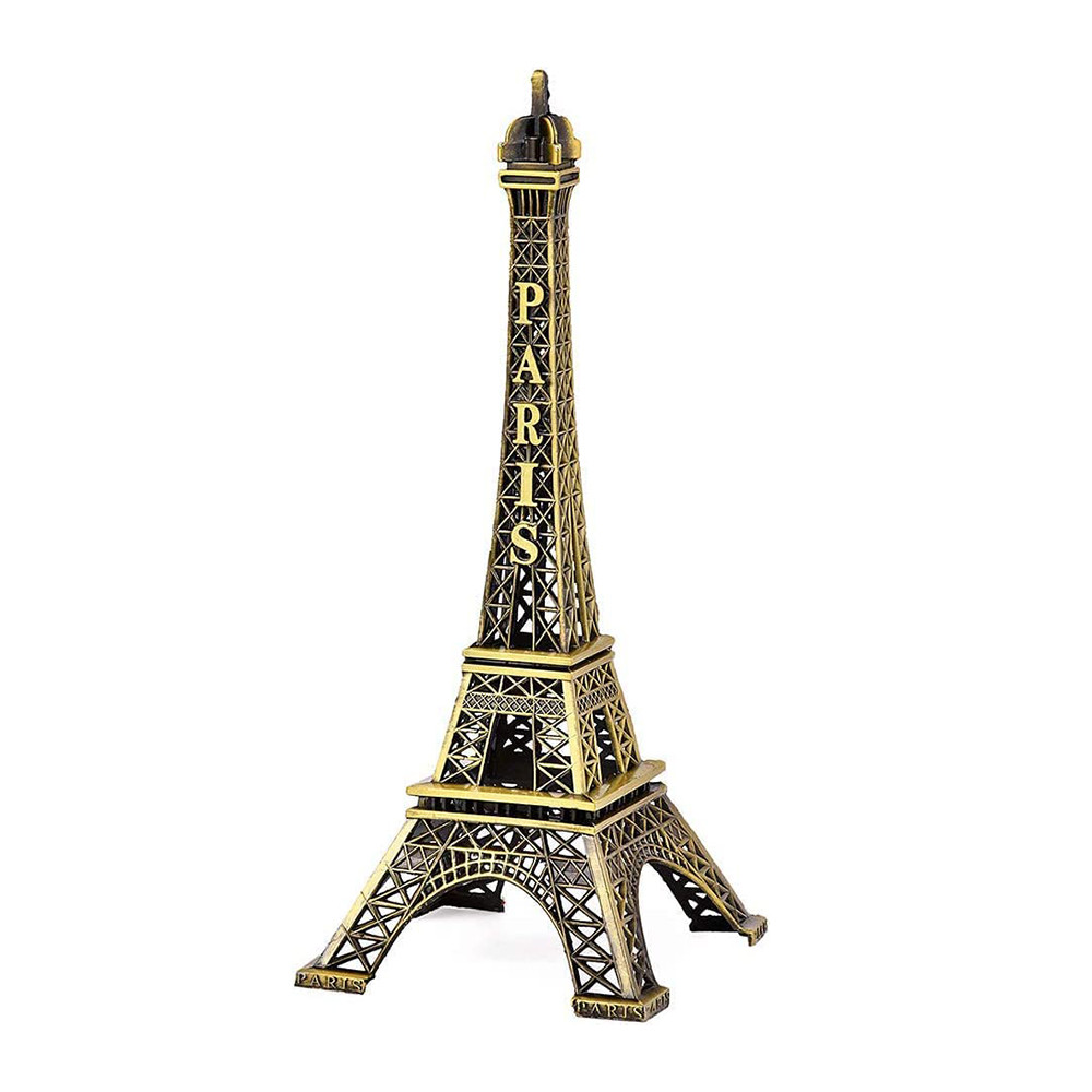 Metal Eiffel Tower Miniature Paris Landmark, Souvenir, Model, Replica, Monuments, Decorative Showpiece