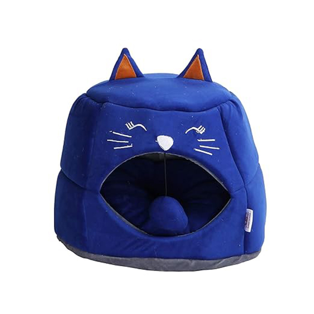 Soft and Weight Comfort Zone Cat House with Ball Toys for Kittens, Puppies and Baby Pets (Medium Size)