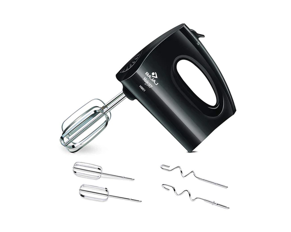 Bajaj Majesty HM 01 3 Speed Controller Hand Mixer Beater | Whisker | 250 Watts