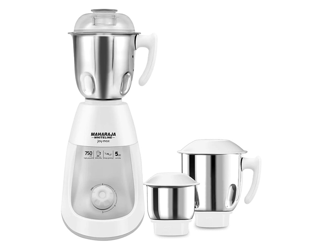 Maharaja Whiteline MG Joy Max 750-Watt Mixer Grinder with 3 Jars