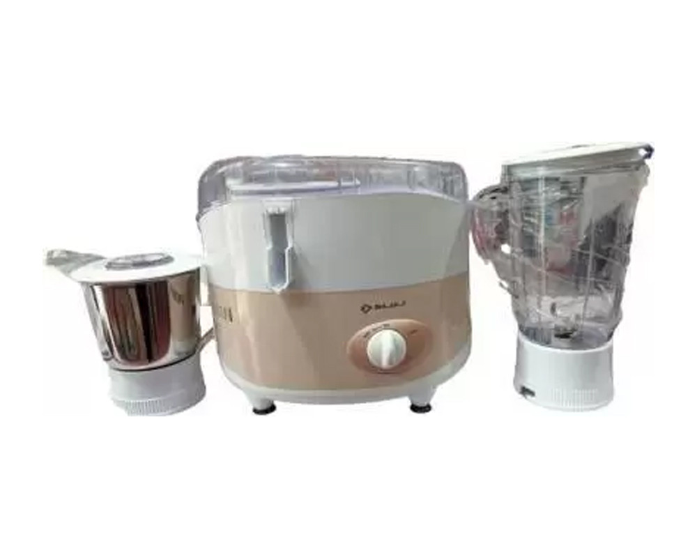 Bajaj Fresh Sip DLX 500 Watt Juicer Mixer Grinder | White & Cream