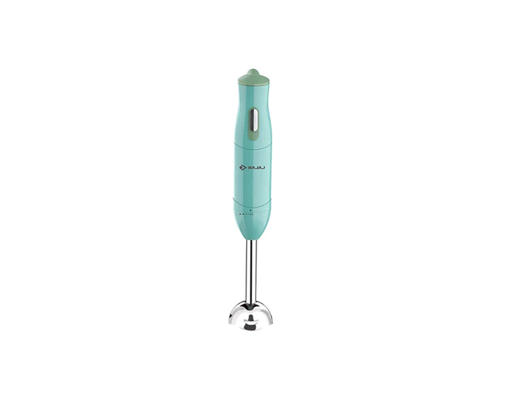 Bajaj HB 22 300 Watt Hand Blender with Bowl | Silent DC Motor | Light Blue