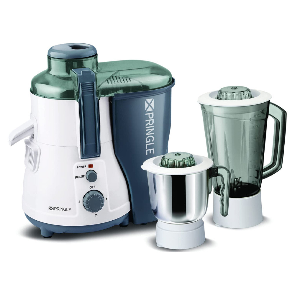 Pringle Supermatic Plus Juicer Mixer Grinder/JMG 950Watt With 2 Unbreakable Jars