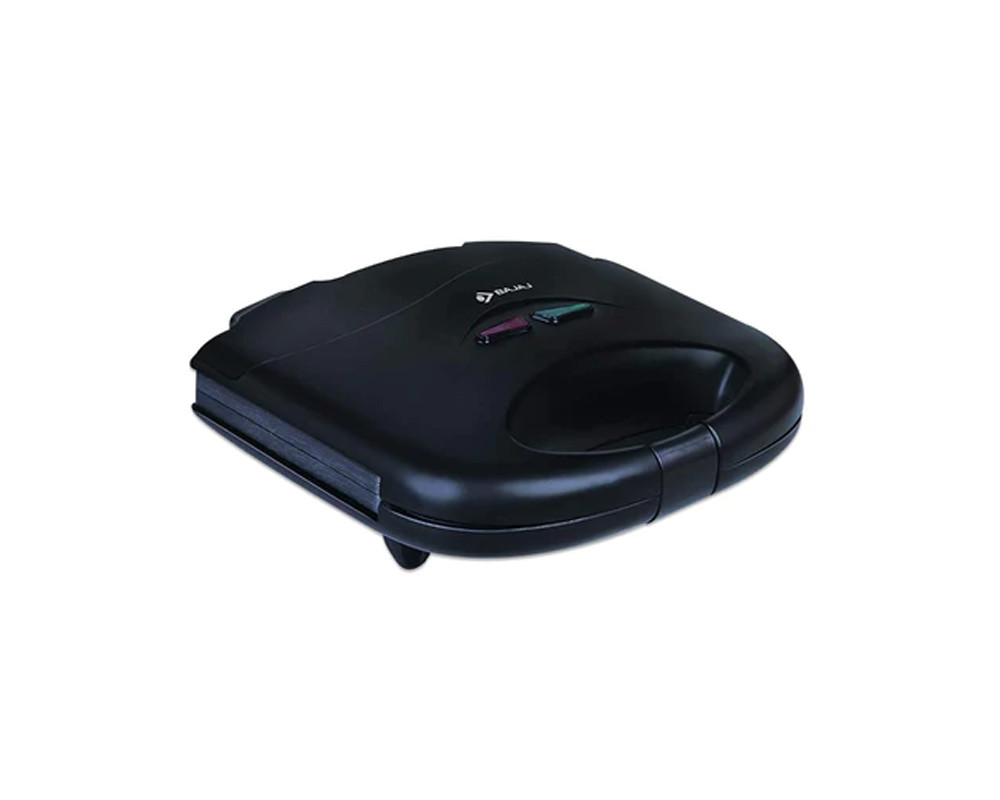 Bajaj SWX 3 Deluxe 800 Watt Sandwich Toaster | 2-Slice | Black